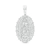 Thumbnail Image 0 of Cubic Zirconia Our Lady of Guadalupe Necklace Charm in Sterling Silver