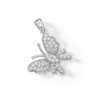 Thumbnail Image 3 of Cubic Zirconia Butterfly Necklace Charm in Sterling Silver