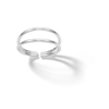 Thumbnail Image 1 of Sterling Silver Double Row Cuff Midi/Toe Ring