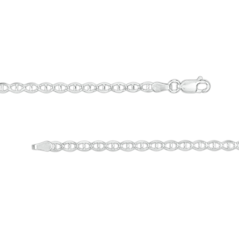 Main Image 2 of Made in Italy Diamond-Cut Mariner Chain Necklace in Solid Sterling Silver - 16&quot;