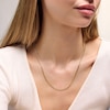 Thumbnail Image 2 of ​​​​​​​Made in Italy Diamond-Cut Mariner Chain Necklace in 10K Semi-Solid Gold - 22&quot;