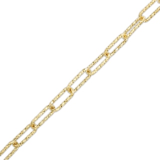 Made in Italy Cubic Zirconia Double Heart Outline Bolo Bracelet in 10K Solid Gold - 9