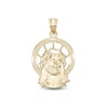 Thumbnail Image 0 of Jesus Head Holy Necklace Charm in 10K Gold