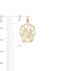 Thumbnail Image 1 of Jesus Head Holy Necklace Charm in 10K Gold