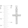 Thumbnail Image 2 of Small Milgrain Cross Necklace Charm in Sterling Silver