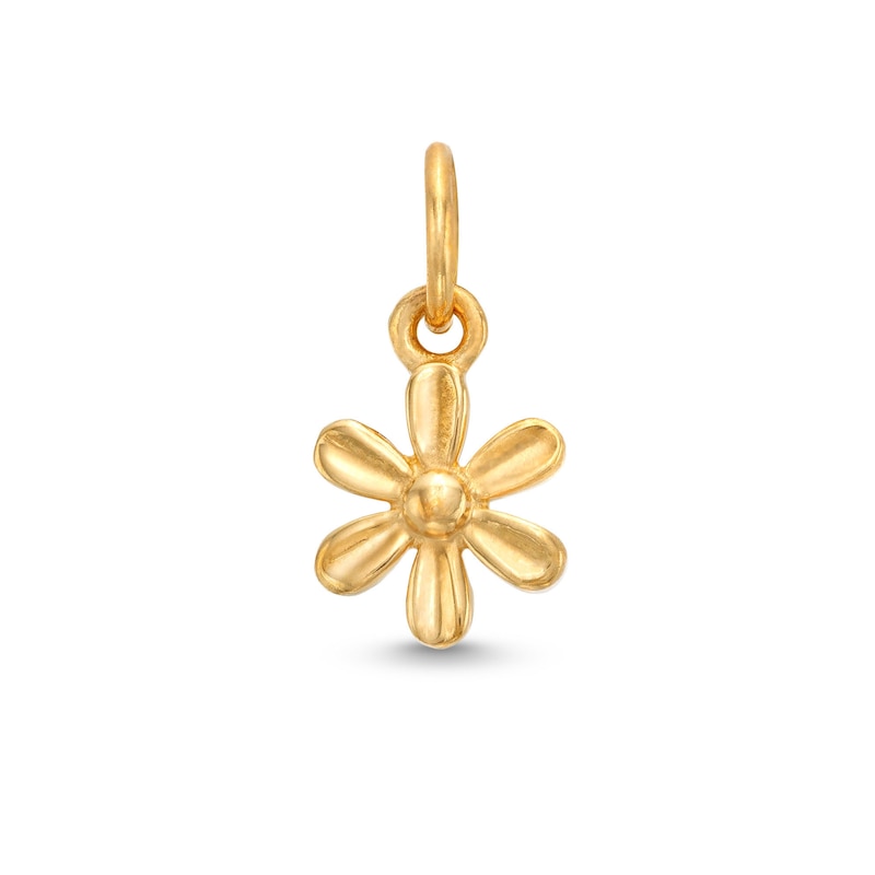 Main Image 1 of Flower Bracelet Charm in 14K Semi-Solid Gold