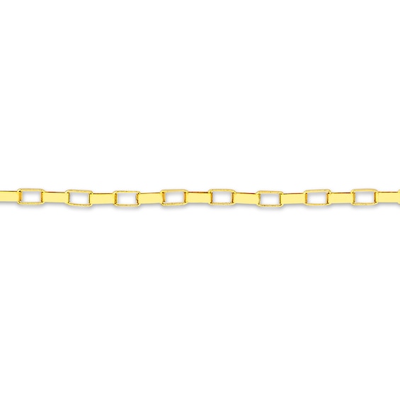 ​​​​���​​14K Solid Gold Permanent Long Link Box Chain