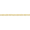 Thumbnail Image 1 of ​​​​​​​14K Solid Gold Permanent Piatto Curb Chain