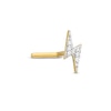 Thumbnail Image 1 of 14K Gold Lightning Bolt L-Shaped Nose Stud - 18G 5/16&quot;