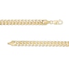 Thumbnail Image 4 of 10K Semi-Solid Gold Miami Curb Chain - 18&quot;