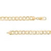 Thumbnail Image 2 of 6.5mm Curb Chain Necklace in 14K Hollow Gold - 22&quot;