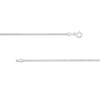 Thumbnail Image 2 of 1.6mm Rope Chain Necklace in 10K Hollow White Gold - 16&quot;