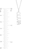 Thumbnail Image 2 of Personalized Vertical Name Curb Chain Necklace in Sterling Silver