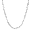 Thumbnail Image 0 of 1/2 CT. T.W. Diamond Tennis Necklace in Solid Sterling Silver - 16"