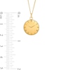 Thumbnail Image 2 of Engravable Roman Numeral Birth Clock Curb Chain Necklace in Sterling Silver with 14K Gold Plate - 18"