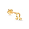 Thumbnail Image 1 of 14K Gold Leo Zodiac Stud - 18G 5/16&quot;