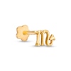 Thumbnail Image 1 of 14K Gold Scorpio Zodiac Stud - 18G 5/16&quot;