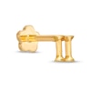 Thumbnail Image 1 of 14K Gold Gemini Zodiac Stud - 18G 5/16&quot;