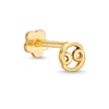 Thumbnail Image 1 of 14K Gold Cancer Zodiac Stud - 18G 5/16&quot;