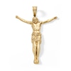 Thumbnail Image 1 of 10K Solid Gold Jesus Necklace Charm