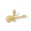 Thumbnail Image 0 of 10K Hollow Gold Guitar Necklace Charm