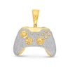Thumbnail Image 0 of 1/20 CT. T.W. Diamond Game Controller Necklace Charm in Sterling Silver with 14K Gold Plate
