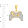 Thumbnail Image 1 of 1/20 CT. T.W. Diamond Game Controller Necklace Charm in Sterling Silver with 14K Gold Plate