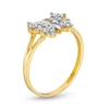 Thumbnail Image 2 of 10K Gold CZ Butterfly Split Ring - Size 7