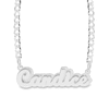 Thumbnail Image 0 of Sterling Silver Double Nameplate Curb Chain