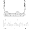 Thumbnail Image 1 of Sterling Silver Double Nameplate Curb Chain