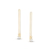 Thumbnail Image 1 of ​​​​​​​10K Gold CZ Threader Earrings