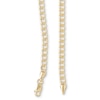 Thumbnail Image 2 of 14K Hollow Gold Beveled Curb Chain - 24&quot;