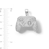 Thumbnail Image 3 of Sterling Silver CZ Game Controller Necklace Charm