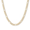 Thumbnail Image 0 of 14K Hollow Gold Beveled Figaro Chain - 22"