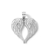 Thumbnail Image 0 of 10K Solid White Gold Angel Wings Necklace Charm