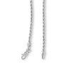 Thumbnail Image 1 of 10K Hollow White Gold Rope Chain - 18"