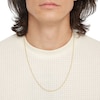 Thumbnail Image 4 of 10K Hollow White Gold Rope Chain - 24&quot;