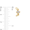 Thumbnail Image 3 of 14K Semi-Solid Gold CZ Solitaire Charm