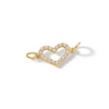 Thumbnail Image 2 of 14K Semi-Solid Gold CZ Heart Charm