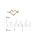 Thumbnail Image 3 of 14K Semi-Solid Gold CZ Heart Charm