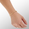 Thumbnail Image 3 of 10K Hollow White Gold Rope Chain Bracelet - 7"