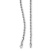 Thumbnail Image 1 of 10K Hollow White Gold Rope Chain - 18"