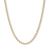 Thumbnail Image 1 of 14K Semi-Solid Gold Rope Chain - 22&quot;