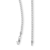 Thumbnail Image 2 of 10K Hollow White Gold Curb Chain - 18&quot;