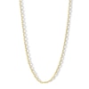 Thumbnail Image 1 of 10K Semi-Sold Gold Cable Chain