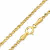 Thumbnail Image 1 of 14K Hollow Gold Rope Chain - 18&quot;