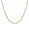 Thumbnail Image 0 of 14K Hollow Gold Beveled Curb Chain - 18"
