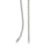 Thumbnail Image 2 of 10K Hollow White Gold Rope Chain - 24&quot;