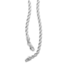 Thumbnail Image 2 of 10K Hollow White Gold Rope Chain - 18&quot;