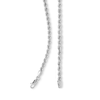 Thumbnail Image 2 of 10K Hollow White Gold Rope Chain - 20&quot;